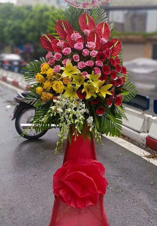 Lẵng hoa mừng khai trương tại Long Khánh