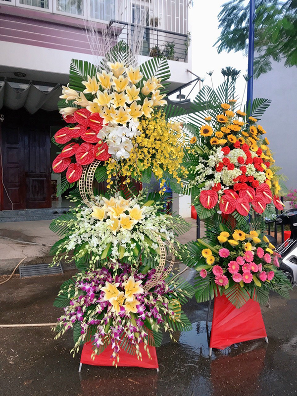 Lẵng hoa mừng khai trương tại Long Khánh